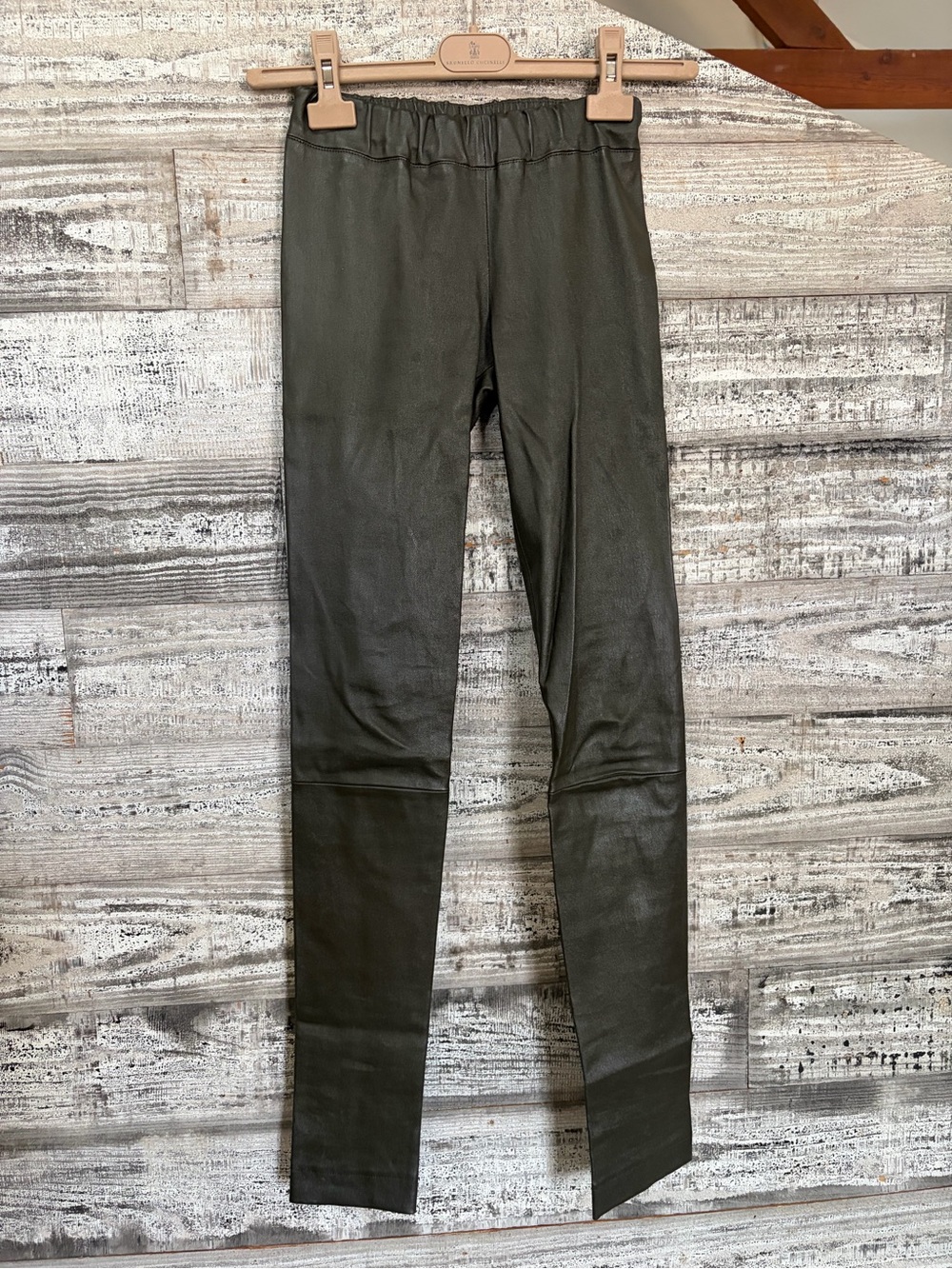 The Row Leather Leggings